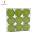 4 Hours Burning Time Tea Light Candles with Scented and Different Color